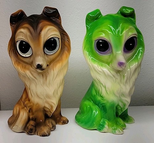 Pair retro vintage plaster - pair,