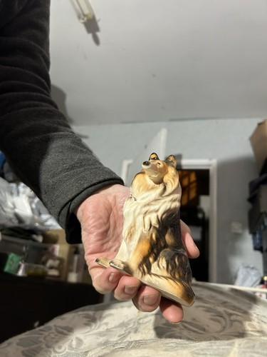 Unbranded collie dog figurine - unbranded,