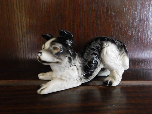 Vintage ceramic black white - black,