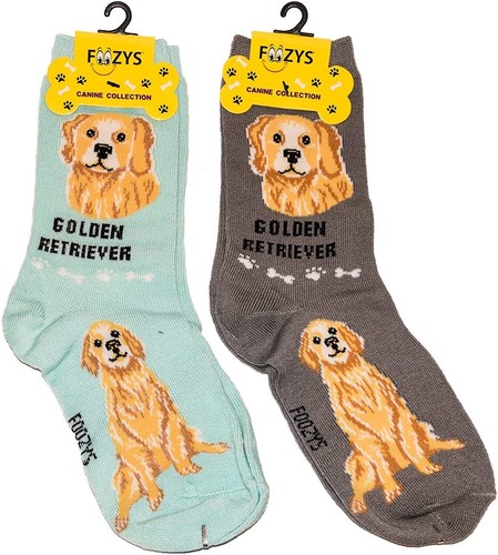 Golden retriever dog socks - golden,