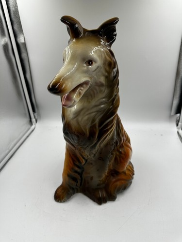 Porcelain figurine collie - porcelain,